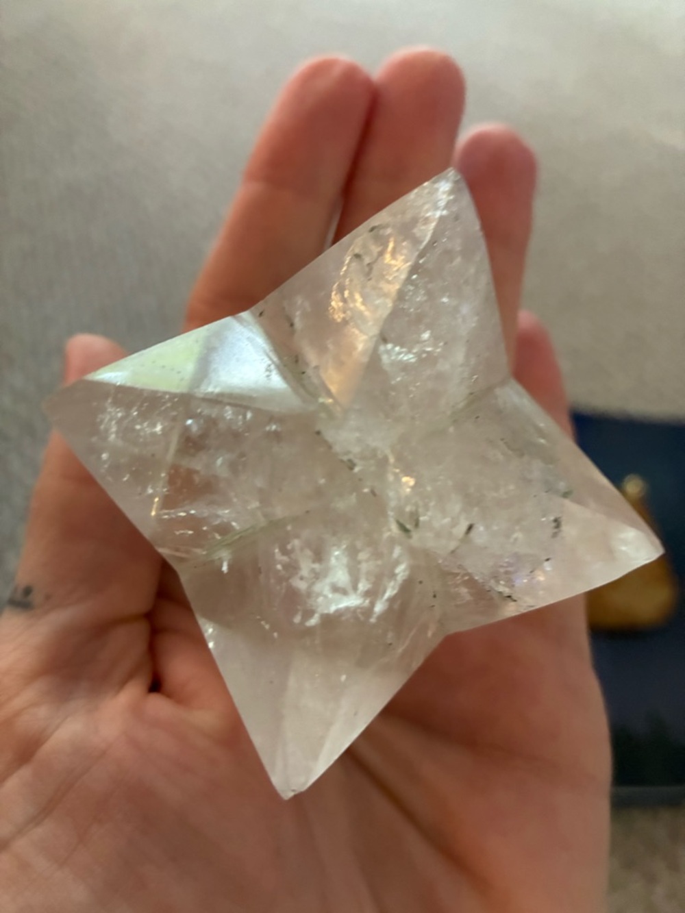 🔮 4 Piece Crystal Gift Box - Merkaba, Golden Healer, Sardonyx, Black Opal 🎁 - Picture 8 of 13